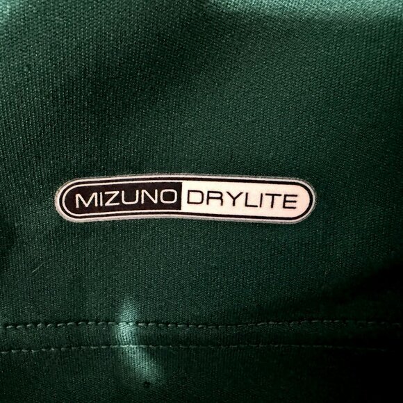 Mizuno Mens Jersey 2XL Green Elite 2 Button Crew Neck Short Sleeve Jersey NWT - Picture 5 of 8